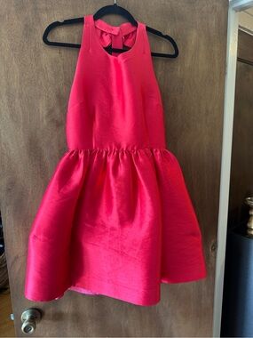 Kate Spade Pink Bow Back Fit & Flare Party Dress Size 8